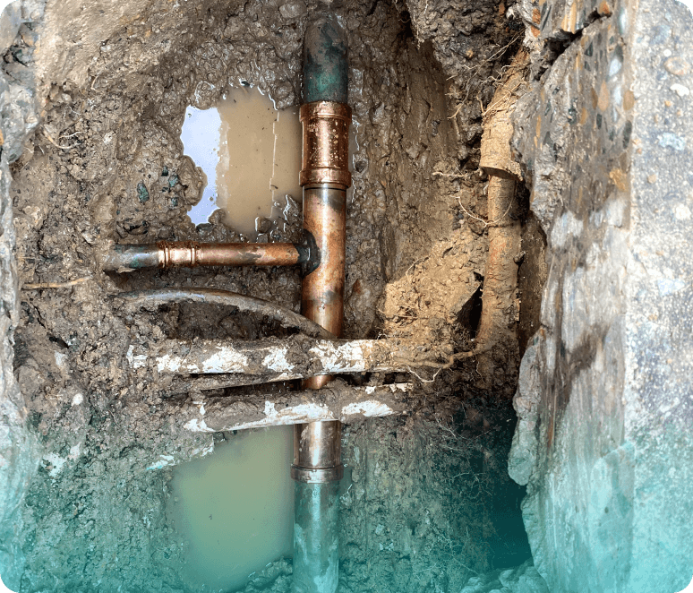 Burst pipes