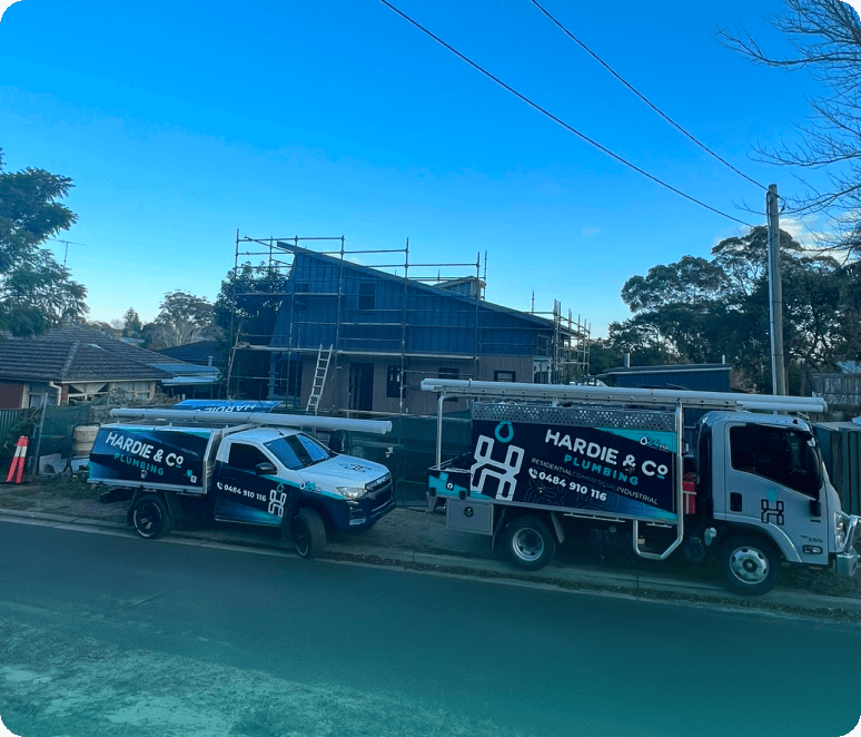 2 Hardie and co trucks on the