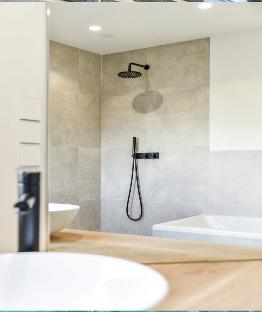 new bathroom with shower 1
